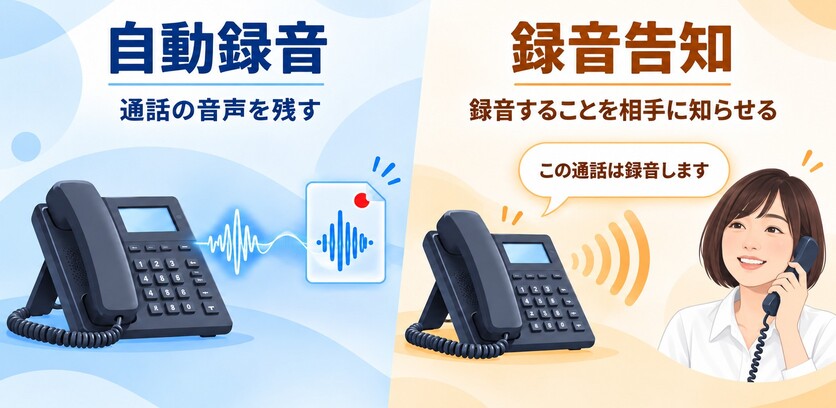 録音告知