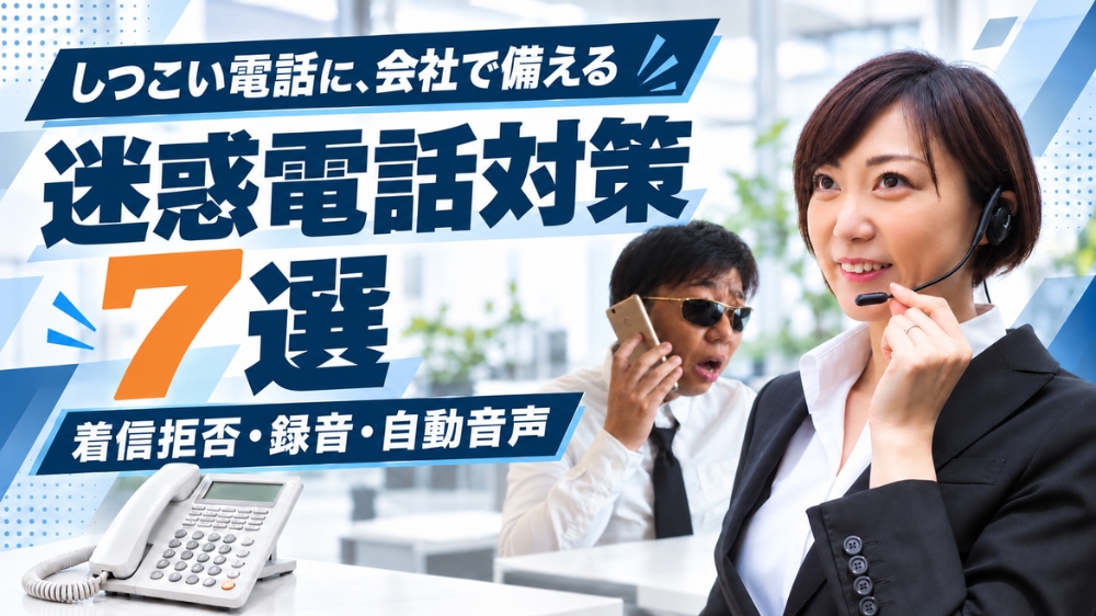 迷惑電話対策