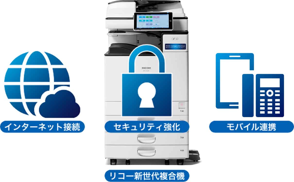 リコーの新世代複合機のイメージ画像