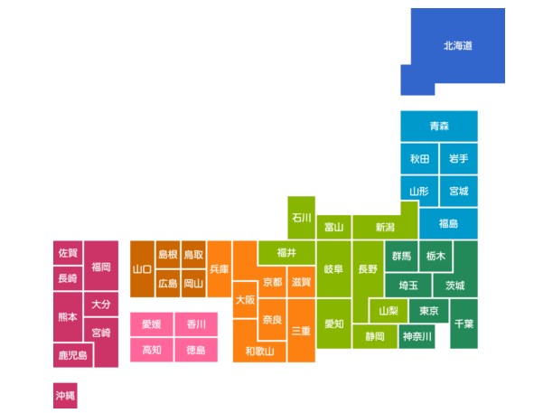 日本地図