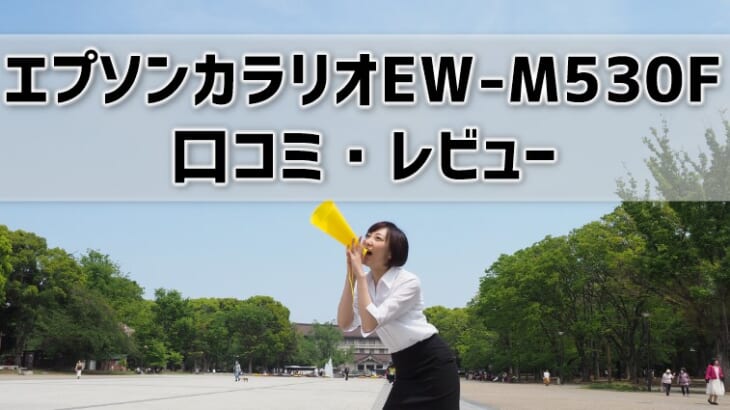 【エプソンEW-M530Fレビュー】口コミ・評判は？【監修記事】