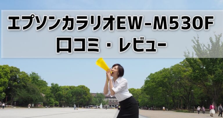 【エプソンカラリオEW-M530Fのレビュー・口コミ紹介