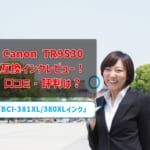 Canon TR9530互換インク（BCI-381XL/380XL）レビュー！口コミ・評判は？