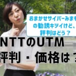 【NTTのUTMの評判・価格】おまかせサイバーみまもりを専門家が解説　